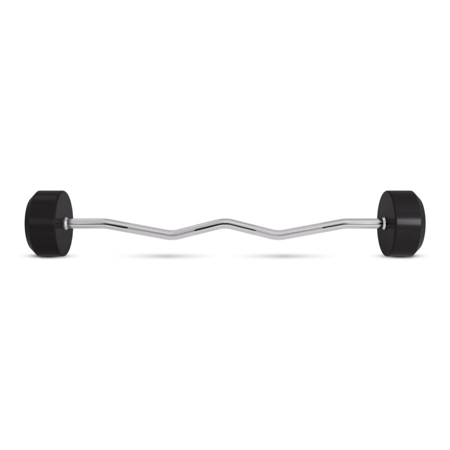 บาร์เบล แกนหยัก EZ หุ้มยาง IVADE ขนาด 35KG x 1 ชิ้น (MD3009-EZ) - Image 6