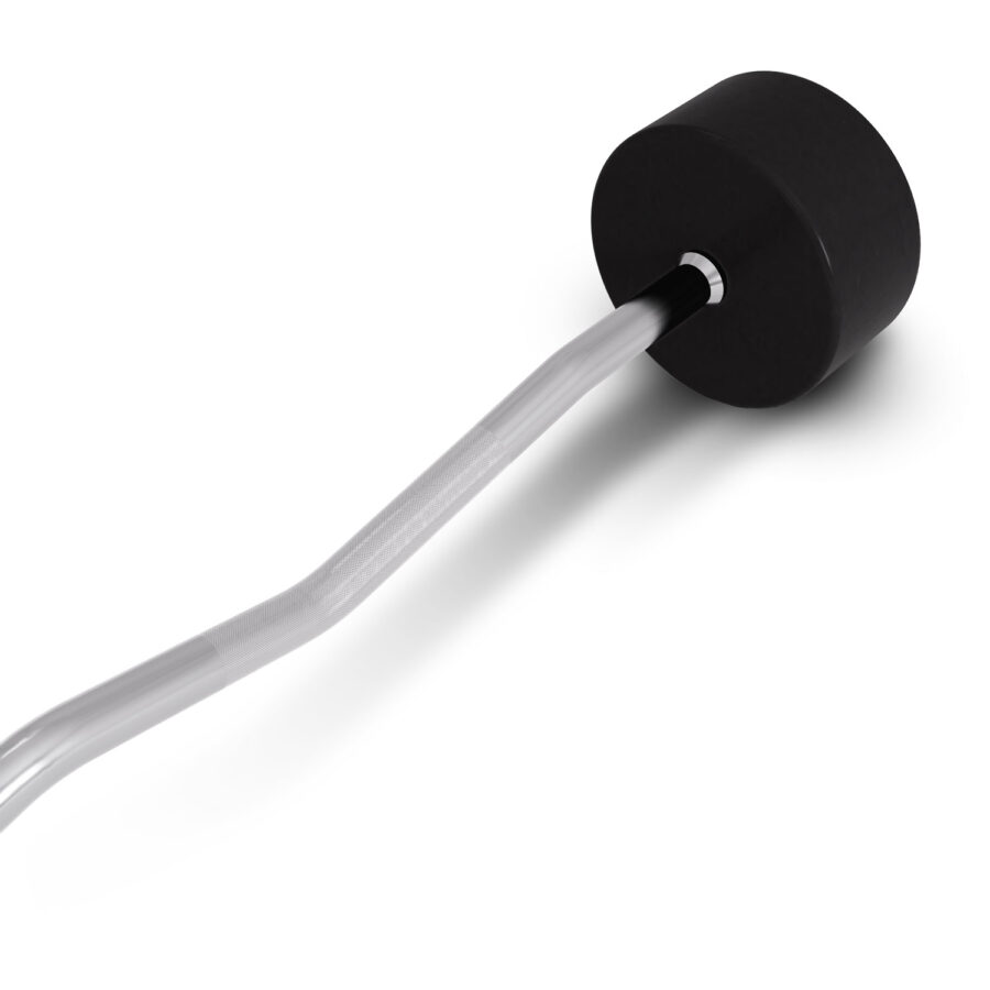 บาร์เบล แกนหยัก EZ หุ้มยาง IVADE ขนาด 40KG x 1 ชิ้น (MD3009-EZ) - Image 7