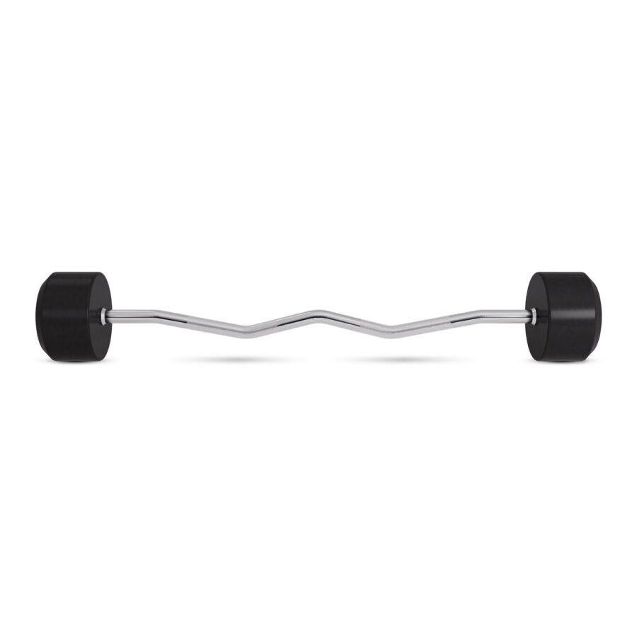 บาร์เบล แกนหยัก EZ หุ้มยาง IVADE ขนาด 45KG x 1 ชิ้น (MD3009-EZ) - Image 6