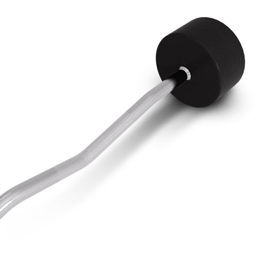 บาร์เบล แกนหยัก EZ หุ้มยาง IVADE ขนาด 45KG x 1 ชิ้น (MD3009-EZ) - Image 7