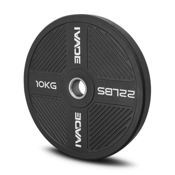 Alternative view of แผ่นน้ำหนัก 10KG x 2 แผ่น Bumper Plate (รูขนาด 2 นิ้ว) รุ่น MD1056