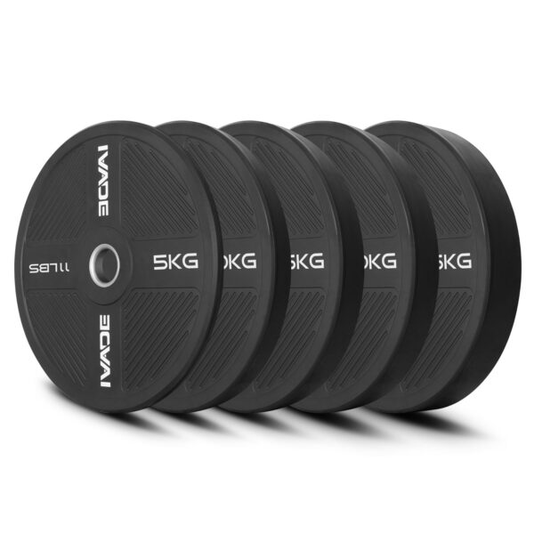 Alternative view of ชุดแผ่นน้ำหนัก 5-25KG x 2 แผ่น Bumper Plate (รูขนาด 2 นิ้ว) รุ่น MD1056