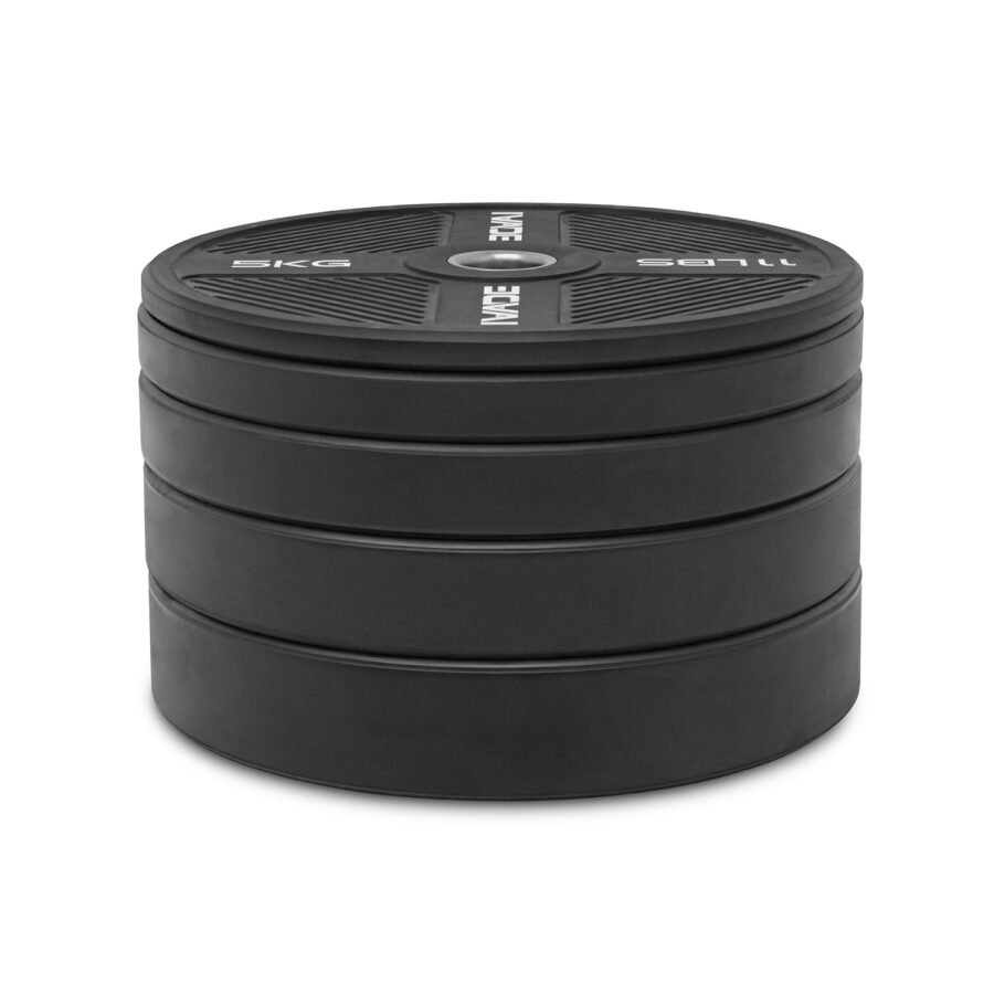 ชุดแผ่นน้ำหนัก 5-25KG x 2 แผ่น Bumper Plate (รูขนาด 2 นิ้ว) รุ่น MD1056 - Image 6