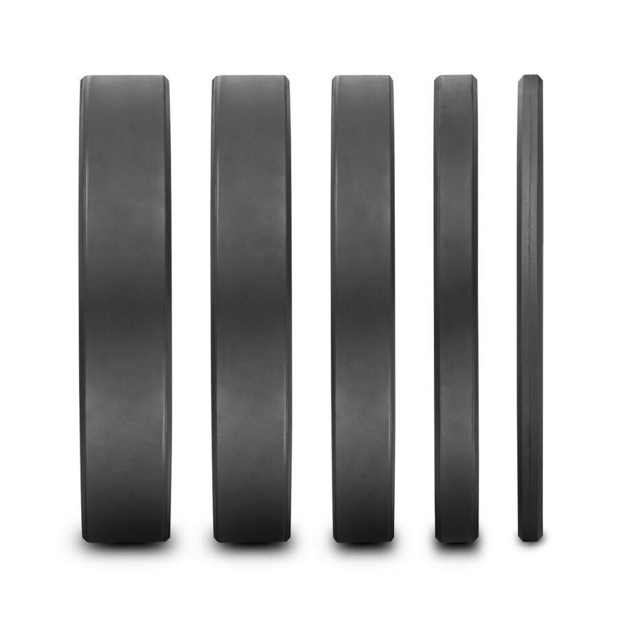 ชุดแผ่นน้ำหนัก 5-25KG x 2 แผ่น Bumper Plate (รูขนาด 2 นิ้ว) รุ่น MD1056 - Image 8