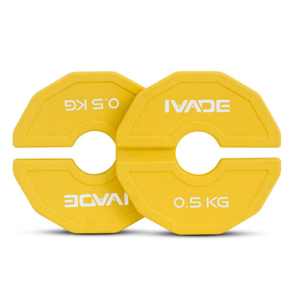 Alternative view of แผ่นน้ำหนัก Rubber Change Plate 0.5KG x 2 ชิ้น (MD1050)