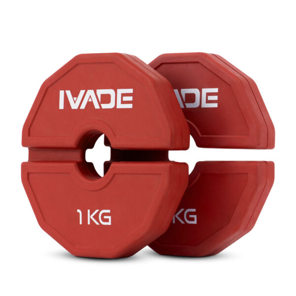 แผ่นน้ำหนัก Rubber Change Plate 1KG x 2 ชิ้น (MD1050)